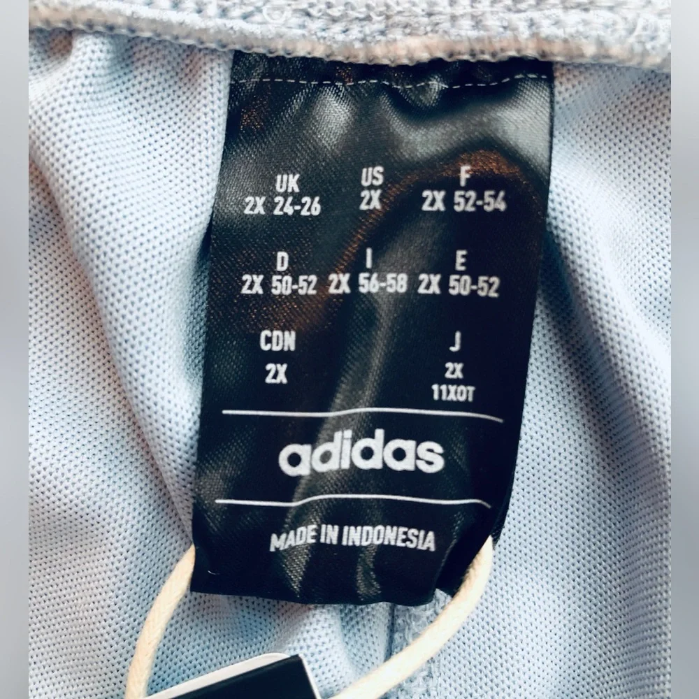 adidas Women's Slate Blue High-Waist Athletic Shorts